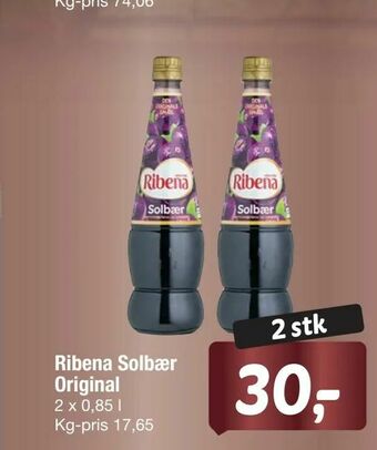 Fakta Tyskland Ribena Solbær Original tilbud