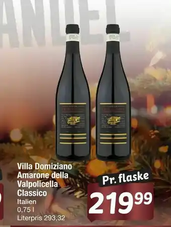 Fakta Tyskland Villa Domiziano Amarone della Valpolicella Classico tilbud