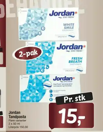 Fakta Tyskland Jordan Tandpasta tilbud