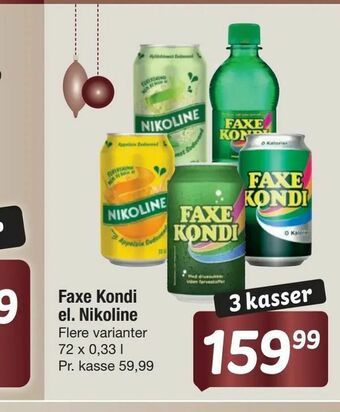Fakta Tyskland Faxe Kondi el. Nikoline tilbud