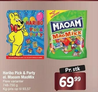 Fakta Tyskland Haribo Pick & Party el. Maoam MaoMix tilbud