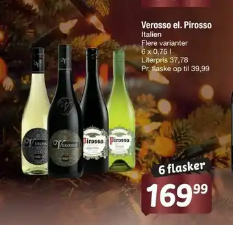 Fakta Tyskland Verosso el. Pirosso tilbud