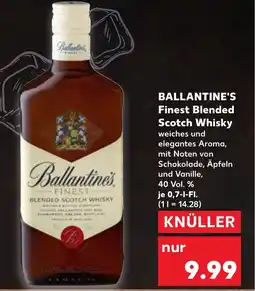 Kaufland BALLANTINE'S Finest blended scotch whisky tilbud