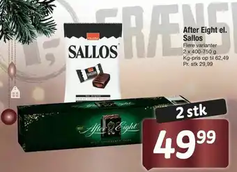 Fakta Tyskland After Eight el. Sallos tilbud