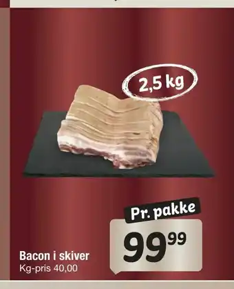 Fakta Tyskland Bacon i skiver tilbud