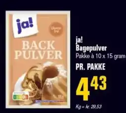 Otto Duborg JA! Bagepulver tilbud