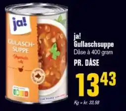 Otto Duborg JA! Gullaschsuppe tilbud