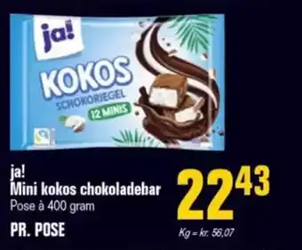 Otto Duborg JA! Mini kokos chokoladebar tilbud