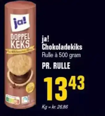 Otto Duborg JA! Chokoladekiks tilbud