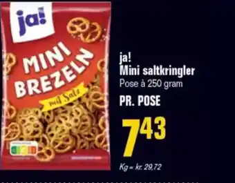 Otto Duborg JA! Mini saltkringler tilbud