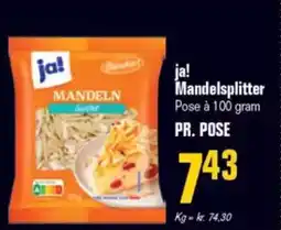 Otto Duborg JA! Mandelsplitter tilbud