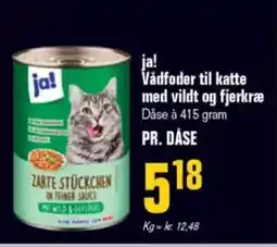 JA! Vådfoder til katte med vildt og fjerkræ