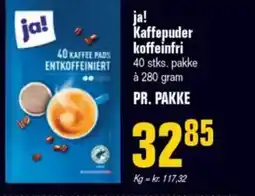 Otto Duborg JA! Kaffepuder koffeinfri tilbud