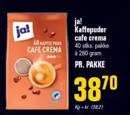 Otto Duborg JA! Kaffepuder cafe crema tilbud