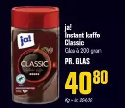 Otto Duborg JA! Instant kaffe classic tilbud