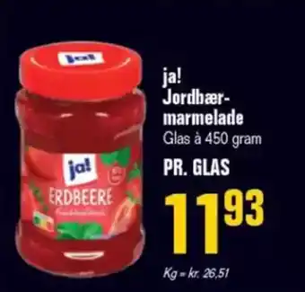 Otto Duborg JA! Jordbær- marmelade tilbud