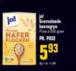 Otto Duborg JA! Grovvalsede havregryn tilbud