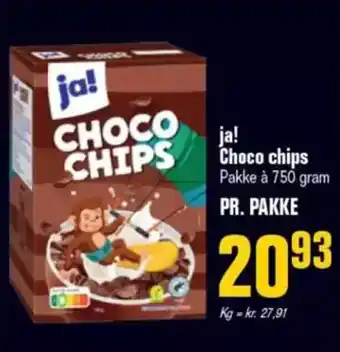 Otto Duborg JA! Choco chips tilbud