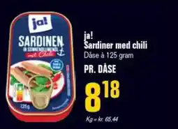 Otto Duborg JA! Sardiner med chili tilbud