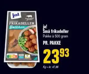 Otto Duborg JA! Små frikadeller tilbud