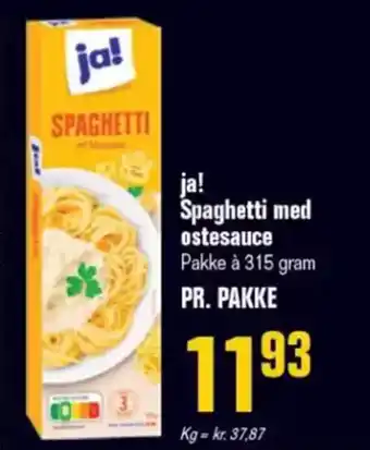 Otto Duborg JA! Spaghetti med ostesauce tilbud