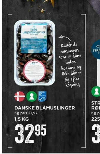 MENY Danske blåmuslinger tilbud