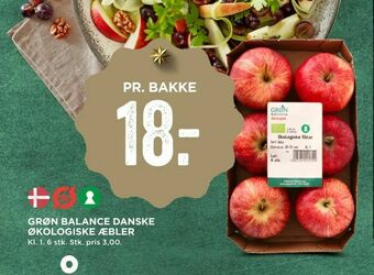 MENY Grøn balance danske økologiske æbler tilbud