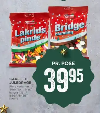 MENY Carletti juledragé tilbud