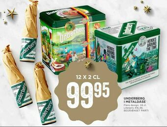 MENY Underberg i metaldåse tilbud