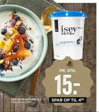 MENY Ísey skyr naturel 2 % tilbud