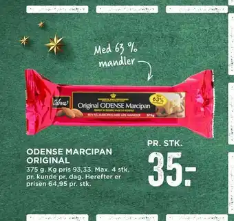 MENY Odense marcipan original tilbud