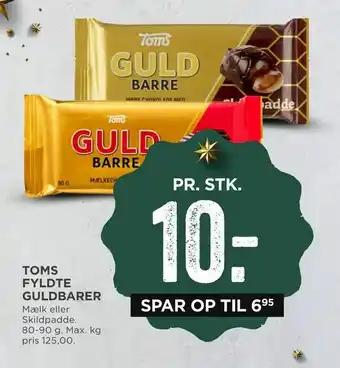 MENY Toms fyldte guldbarer tilbud
