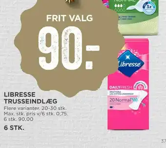 MENY Libresse trusseindlæg tilbud