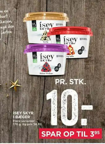 MENY Ísey skyr i bæger tilbud