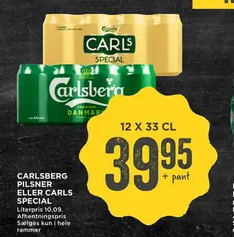 Carlsberg pilsner eller carls special