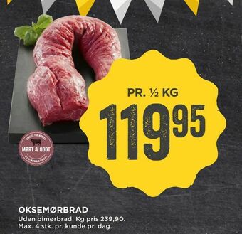 MENY Oksemørbrad tilbud