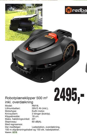 Harald Nyborg Robotplæneklipper 500 m2 inkl. overdækning tilbud