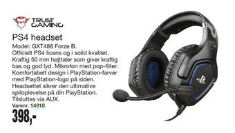 Harald Nyborg PS4 headset tilbud