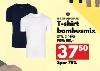 Dansk Outlet T-shirt bambusmix tilbud