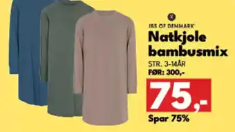 Dansk Outlet Natkjole bambusmix tilbud