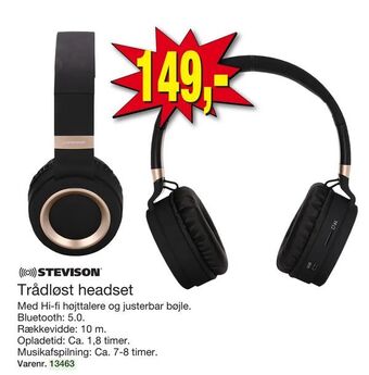 Harald Nyborg Trådløst headset tilbud