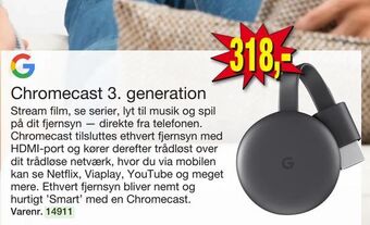 Harald Nyborg Chromecast 3. generation tilbud