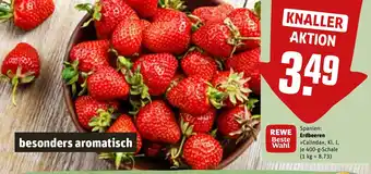 REWE Spanien: Erdbeeren tilbud