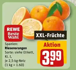 REWE Spanien: Riesenorangen tilbud