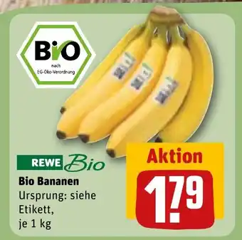 REWE Bio Bananen Ursprung tilbud