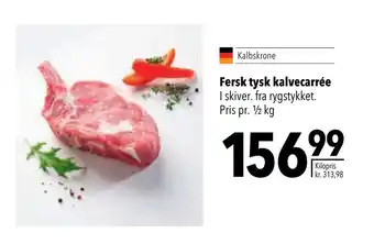 Citti Fersk tysk kalvecarrée tilbud