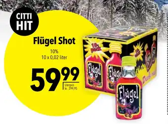 Citti Flügel Shot tilbud