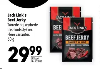 Citti Jack Link`s Beef Jerky tilbud