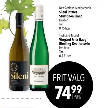 Citti Vingård Fritz Haag Riesling Kvalitetsvin tilbud