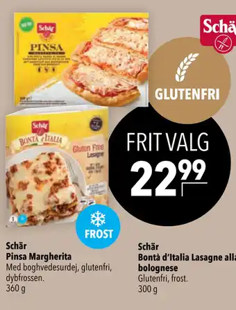 Citti Schär Pinsa Margherita tilbud